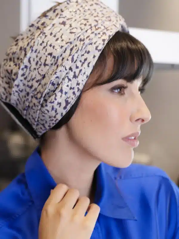 Turban Leopard Pailleté