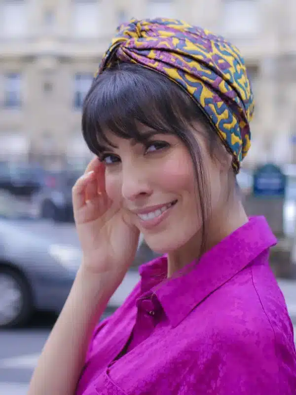 Turban Cas Studio Jaune