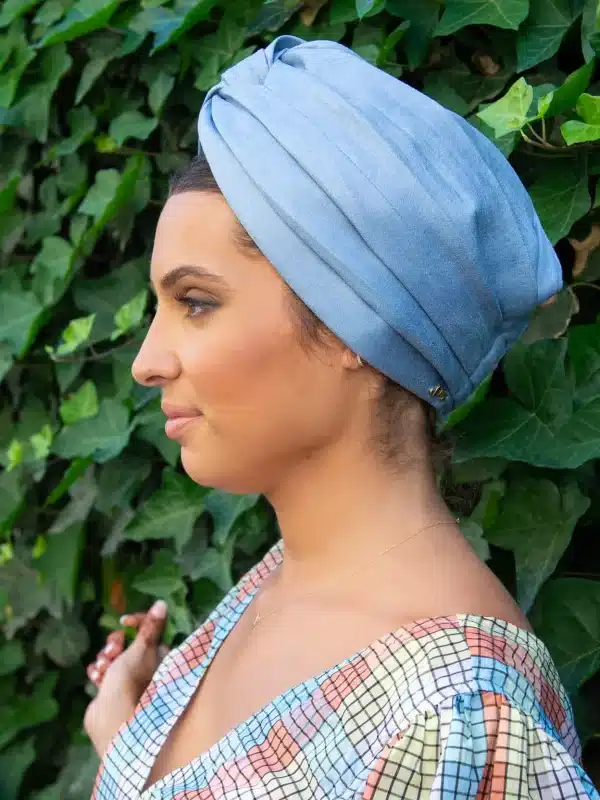 Turban Bleu Ciel
