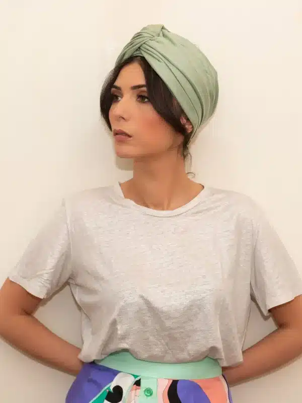 Turban Vert d'Eau