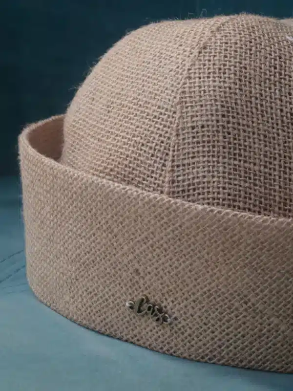 Béret Kate Toile de Jute Sable